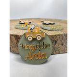 Mr. Home Safari Konsept Pleksi Magnet-doğum Hediyelik Pleksili Magnet- yesil