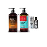 mr infinity Infinty Exp Saç Düzleştirici Keratin Bakım 1000 ml + Keratin Bakım Şam Tuzsuz 1000 ml + Keratin Yağı