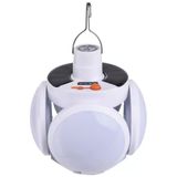 MR Katlanabilir Güneş Enerjili LED Kamp Lambası USB Şarjlı 4 Aydınlatma Modlu Taşınabilir Kamp Feneri