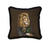 Mr. Lion Kadife Yastık/Kırlent (Dolgu Boncuk Elyaf Uluslararası yıkama ve solmama sertifikası)