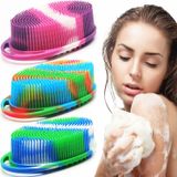 MR LION Silikon Vücut Fırçası, Eksfoliye Edici Vücut Temizleyici, Silikon Vücut Scrubber Kabağı, Silikon Banyo Fırçası, Çocuklar ve Yetişkinler için Yumuşak Peeling Vücut Banyosu Duş Yıkama Fırçası Her Türlü