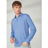 Mr. Mood Mr Atenas Polo Yaka Mavi Erkek T-shirt