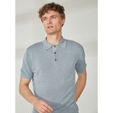 Mr. Mood Mr Compaorta Polo Yaka Gri Erkek T-shirt