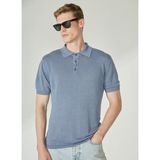 Mr. Mood Mr Compaorta Polo Yaka Mavi Erkek T-shirt