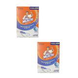 Mr. Muscle Klozet Jel Blok, Tuvalet Temizleyici Marine 36g Yeni Ambalaj 2'li BNXTMRN2