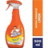 Mr.Muscle Mutfak Temizleyici Sprey 500 ml | Limon Aromalı
