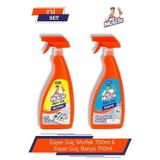 Mr.Muscle Süper Güç Mutfak 750ml & Mr.Muscle Süper Güç Banyo 750ml