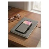 Mr.Notebook Kişiye Özel İsim Yazılı Füme Telefon Kılıflı ve Kartlıklı Çizgili Defter