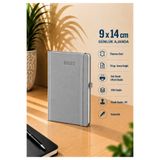 Mr.Notebook Kişiye Özel İsim Yazılı Gri 9x14 Günlük Ajanda