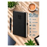 Mr.Notebook Kişiye Özel İsim Yazılı Siyah 13x21 Ajanda