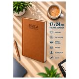 Mr.Notebook Kişiye Özel İsim Yazılı Taba 17x24 Ticari Ajanda