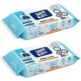 Mr. Oxy Sihirli Bez Kireç & Pas Yüzey Temizlik Havlusu 50 Yaprak Plastik Kapaklı (2'li Set) 100 Yaprak - Beyaz