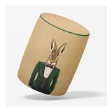 Mr.Rabbit Puf (Kumaşı süettir. Uluslararası solmama sertifikasına sahiptir.)