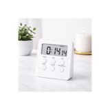 mr shopping MR Alarmlı Dijital Öğrenci Sınav Masa Kronometresi 24 Saat Geri Sayım Timer, 2 Kademeli Alarm,LCD Ek