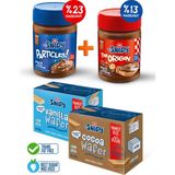 Mr. Snapy The %13 Fındıklı x1 +Particles %23 Fındık Parçacıklı x1+800 gr Vanilya x1+ Kakaolu Gofret x1
