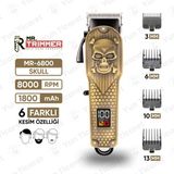 Mr. Trimmer MR-6800 Detailer Şarj Göstergeli 6 Kademeli 8000 Rpm 1800 Mah Saç Sakal Erkek Bakım Tıraş Makinesi