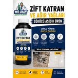 MR UKAN Zift Katran ve Ağır Yağ Sökücü Asidik Temizleyici 1 Litre Fayans Beton Klinker Temizleyici