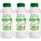 Mr. Wipes 3 Adet Konsantre Çok Amaçlı Temizleyici Beyaz Sabun Kokulu 500 ml