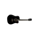 Mr710Fbk Elektro Akustik Gitar, Siyah, Fıshman Elektro A