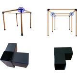 Mrc 10X10CM Çift Funktion Pergola Montaj Aparatı 90° Demir Bağlantı Çardak Çadır Gölgelik Tente Branda Bahçe Ev Teras Kamelya Braket Kiti