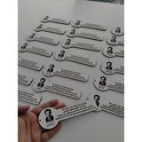 Mrc Hediye Sepeti Kitap Ayracı Kişiye Özel (Stediginiz Söz Yazılı Gönderilecek) - Beyaz - 100 Adet