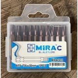 Mrc T30 Bits Uç Crv 50mm Buldex Vida Sıkma Ucu T30 Tork Vida Ucu 10adet