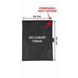 Mrc tactical Baskılı Siyah Kirli Çamaşır Torbası (30x40 cm) - Valiz İçi Düzenleyici & Seyahat Organizeri Ayakkabı