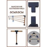Mrc Takmatik Ahşap Bahçe Duvar Çiti Ek Montaj Aparatı Seti Demir Bağlantı Braket Pergole Pergola Çiçeklik
