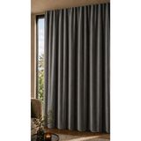 MRC Tekstil Premium Gri Blackout Fon Perde Isı ve Ses Yalıtımlı Tek Parça - 150 x 220