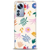 MRCİLETİSİM (mrc-11419) Tam Ekran Koruyucu Kılıf HD Baskılı Kılıf Renkli Yapraklar Xiaomi Mi 11 Ultra ile uyumlu