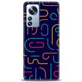 MRCİLETİSİM (mrc-11466) Tam Ekran Koruyucu Kılıf HD Baskılı Kılıf Renkli Çubuklar Xiaomi Mi 11 Ultra ile uyumlu