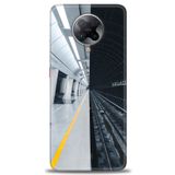 MRCİLETİSİM (mrc-15744) Tam Ekran Koruyucu Kılıf HD Baskılı Kılıf Metro Station Xiaomi Poco F2 Pro ile uyumlu
