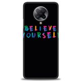 MRCİLETİSİM (mrc-15788) Tam Ekran Koruyucu Kılıf HD Baskılı Kılıf Believe Xiaomi Poco F2 Pro ile uyumlu