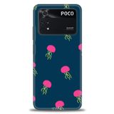 MRCİLETİSİM (mrc-16542) Tam Ekran Koruyucu Kılıf HD Baskılı Kılıf Ahtapotlar Xiaomi Poco M4 Pro 4G ile uyumlu