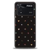 MRCİLETİSİM (mrc-16561) Tam Ekran Koruyucu Kılıf HD Baskılı Kılıf Flower Xiaomi Poco M4 Pro 4G ile uyumlu