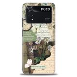 MRCİLETİSİM (mrc-16590) Tam Ekran Koruyucu Kılıf HD Baskılı Kılıf Daisy Rose Xiaomi Poco M4 Pro 4G ile uyumlu