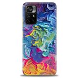 MRCİLETİSİM (mrc-16734) Tam Ekran Koruyucu Kılıf HD Baskılı Kılıf Colors Xiaomi Poco M4 Pro 5G ile uyumlu