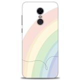 MRCİLETİSİM (mrc-18731) Tam Ekran Koruyucu Kılıf HD Baskılı Kılıf Soft Gökkuşağı Xiaomi Redmi 5 Plus ile uyumlu