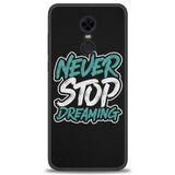 MRCİLETİSİM (mrc-18781) Tam Ekran Koruyucu Kılıf HD Baskılı Kılıf Never Stop Dreaming Xiaomi Redmi 5 Plus ile uyumlu