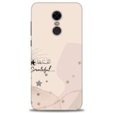 MRCİLETİSİM (mrc-18791) Tam Ekran Koruyucu Kılıf HD Baskılı Kılıf Greateful Xiaomi Redmi 5 Plus ile uyumlu