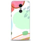 MRCİLETİSİM (mrc-18803) Tam Ekran Koruyucu Kılıf HD Baskılı Kılıf Benekli Xiaomi Redmi 5 Plus ile uyumlu