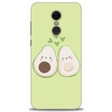 MRCİLETİSİM (mrc-18813) Tam Ekran Koruyucu Kılıf HD Baskılı Kılıf Avacado Xiaomi Redmi 5 Plus ile uyumlu