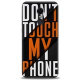 MRCİLETİSİM (mrc-18823) Tam Ekran Koruyucu Kılıf HD Baskılı Kılıf Dont Touch Xiaomi Redmi 5 Plus ile uyumlu
