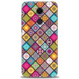 MRCİLETİSİM (mrc-18838) Tam Ekran Koruyucu Kılıf HD Baskılı Kılıf Renkli Mozaik Xiaomi Redmi 5 Plus ile uyumlu