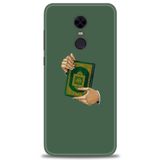 MRCİLETİSİM (mrc-18860) Tam Ekran Koruyucu Kılıf HD Baskılı Kılıf Warning Xiaomi Redmi 5 Plus ile uyumlu