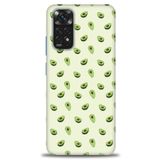 MRCİLETİSİM (mrc-21734) Tam Ekran Koruyucu Kılıf HD Baskılı Kılıf Minik Avakadolar Xiaomi Redmi Note 12 4G ile uyumlu