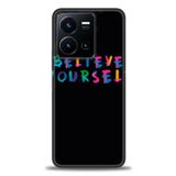 MRCİLETİSİM (mrc-21908) Tam Ekran Koruyucu Kılıf HD Baskılı Kılıf Believe Xiaomi Redmi Note 12 5G ile uyumlu