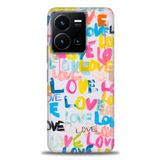 MRCİLETİSİM (mrc-22115) Tam Ekran Koruyucu Kılıf HD Baskılı Kılıf Love Love Xiaomi Redmi Note 12 Pro 5G ile uyumlu
