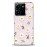 MRCİLETİSİM (mrc-22221) Tam Ekran Koruyucu Kılıf HD Baskılı Kılıf Papatyalar Xiaomi Redmi Note 12 Pro 5G ile uyumlu
