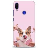 MRCİLETİSİM (mrc-22482) Tam Ekran Koruyucu Kılıf HD Baskılı Kılıf Sevimli Köpek Xiaomi Redmi Note 7 ile uyumlu